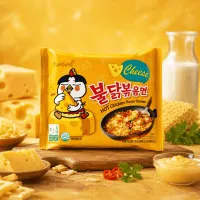 Samyang Cheese Hot Chicken Ramen Noodles - 140g